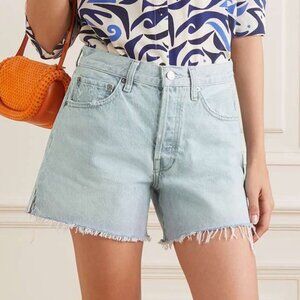 Agolde Parker Long Denim Shorts